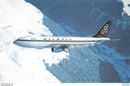 COMPAGNIE HELLÉNIQUE OLYMPIC AIRWAYS -AIRBUS A300►ATHANASSIADIS BROS - ATHENS CPM ♦♦♦ - 1946-....: Modern Era