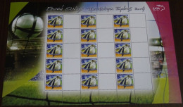 Greece 2004 Euro Champions Personalized Sheets With Blank Labels MNH - Ongebruikt