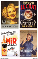 CPM - Reproduction Affiches Publicitaires MIR-DIADERMINE-SCHWARZKOPF-LE CHAT ♥♥♥ - Werbepostkarten