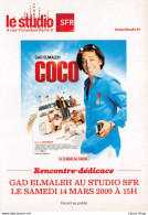 Cinéma - Affiche De Film "COCO"  GAD EL MALEH - CPM PUBLICITAIRE LE STUDIO SFR 2009 ♥♥♥ - Plakate Auf Karten