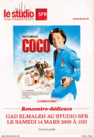 Cinéma - Affiche De Film "COCO"  GAD EL MALEH - CPM PUBLICITAIRE LE STUDIO SFR 2009 ♥♥♥ - Manifesti Su Carta