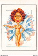 Illustrateur MUSTACCHI E. Humour - Caricature D'Alice SAPRITCH Nue En Meneuse De Revue  ♥♥♥ - Entertainers