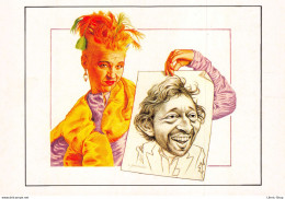 Illustrateur MUSTACCHI Emile Humour - CARICATURE DE SERGE GAINSBOURG ♥♥♥ - Chanteurs & Musiciens