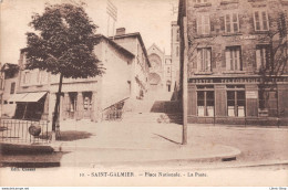 [42] SAINT-GALMIER. - Place Nationale. - La Poste. CPA ± 1910 ♦♦♦ - Sonstige & Ohne Zuordnung