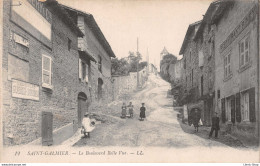 [42] SAINT-GALMIER. Le Boulevard Belle Vue. - RESTAURANT PINEY CPA ± 1910 ♦♦♦ - Sonstige & Ohne Zuordnung