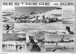 SESTRIERE  - Grandi Alberghi E Campi Di Sci - Patinoire - Grande Albergo Sestrieree Funivia  ± 1960 ♥♥♥ - Autres & Non Classés