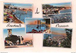 [06] Souvenir De CANNES - MULTIVUES - CPSM ± 1960 ♥♥♥ - Cannes