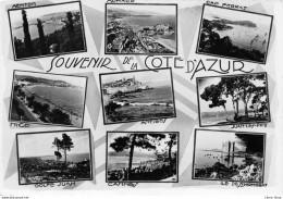 [06] SOUVENIR DE LA  CÔTE D'AZUR  - MULTIVUES DE CANNES A MENTON CPSM ± 1960 ♥♥♥ - Autres & Non Classés