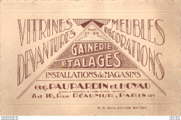 CDV COMMERCIALE EUG. PAUPARDIN ET HOYAU  PARIS RUE RÉAUMUR 5ÈME  - ♦♦♦ - Autres & Non Classés