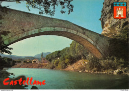 [04] CASTELLANE - Le Pont Du Roc, Appelé Aussi Pont Napoléon, Qui Enjambe Le Verdon à L'entrée De La Ville CPM ♥♥♥ - Castellane
