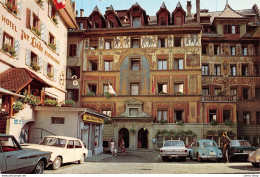 AUTOMOBILES - Luzern, Altstadt  Hotel Des Balances - Cpsm ± 1950 ♥♥♥ - Voitures De Tourisme