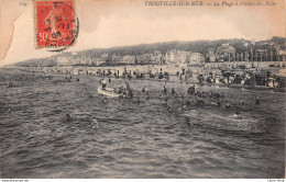 [14]  Trouville - La Plage à L'heure Des Bains Cpa 1908 ♣♣♣ - Trouville