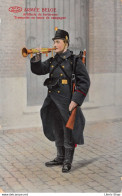 ARMEE BELGE Artillerie De Forteresse Trompette En Tenue De Campagne - Préaux Frères, Editeurs Cpa 1914 ♣♣♣ - Regimientos