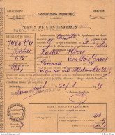 Permis De Circulation 1925, Impôt Sur Les Automobiles - REÇU Camionnette BERLIET - Levallois-Perret - Préf. De Paris - Documentos Históricos