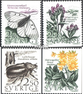 Schweden 1423-1426 (kompl.Ausg.) Postfrisch 1987 Naturschutz - Unused Stamps