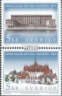 Schweden 2320-2321 (kompl.Ausg.) Postfrisch 2002 Paläste - Neufs