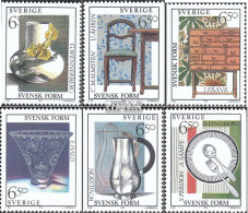 Schweden 1828-1833 (kompl.Ausg.) Postfrisch 1994 Schwedisches Design - Unused Stamps