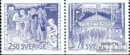 Schweden 1672-1673 Paar (kompl.Ausg.) Postfrisch 1991 Volksparks - Nuevos