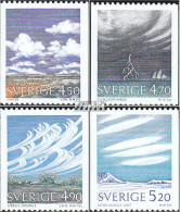 Schweden 1633-1636 (kompl.Ausg.) Postfrisch 1990 Wolken Und Wetter - Ongebruikt