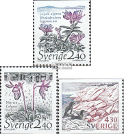 Schweden 1566-1568 (kompl.Ausg.) Postfrisch 1989 Nationalparks - Unused Stamps