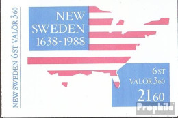 Schweden MH129 (kompl.Ausg.) Postfrisch 1988 Neu-Schweden - 1981-..