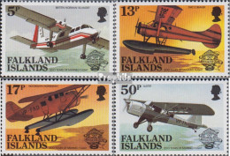 Falklandinseln 386-389 (kompl.Ausg.) Postfrisch 1983 Luftfahrt - Falkland Islands