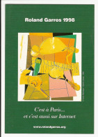 TENNIS - ROLAND GARROS - Carte Officiel 1998 - Tennis