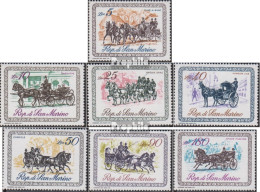 San Marino 929-935 (kompl.Ausg.) Postfrisch 1969 Kutschen - Nuevos