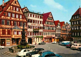 72681808 Tuebingen Marktplatz Altstadt Fachwerkhaeuser Brunnen Hotel Tuebingen - Tübingen