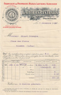 15-Laiteries Centrales....Fabrique De Fromages Bleus Laitiers Surchoix..Polminhac...(Cantal)...1938 - Alimentare