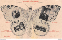 [47] MÉZIN - SOUVENIR PRÉSIDENTIEL M. MME FALLIÈRES MULTI VUES►TUJA PHOTO- ÉDITEUR, NÉRAC Cpa ± 1910 ♠♠♠ - Sonstige & Ohne Zuordnung