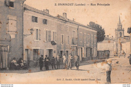 [40] SAMADET - RUE PRINCIPALE►CAFÉ DU COMMERCE►ÉDIT. J. BASTIÉ CPA ± 1910 ♣♣♣ - Sonstige & Ohne Zuordnung