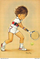 Illustrateur MARY MAY - Jeune Garçon Jouant Au Tennis ♥♥♥ - Other & Unclassified