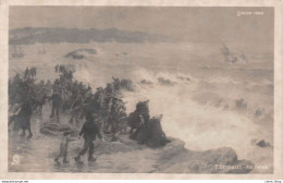 Raphaël Tuck - Salon 1906 - Louis Théophile Deyrolle Peintre Breton - "Naufrage" Tempête, Mer, Pécheurs Cpa 1906 ♥♥♥ - Malerei & Gemälde