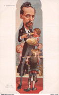 ***Caricature De Gustave MESUREUR Directeur Général De L'Assistance Publique (1902-1920) Franc Maçon, Par MOLOCH ♥♥♥ - Satirische