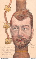 ***CARICATURE DU TSAR NICOLAS II  PAR ORENS DENIZARD - CARTE PRECURSEUR 1902 ♥♥♥ - Satiriques