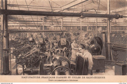 CPA PUBLICITAIRE MANUFACTURE FRANCAISE D'ARMES ET CYCLES - LABORATOIRE D'ESSAIS # MANUFRANCE # CPA - Saint Etienne