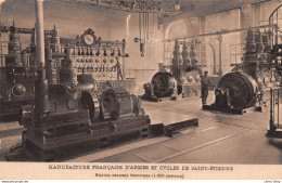 CPA PUBLICITAIRE MANUFACTURE FRANCAISE D'ARMES ET CYCLES - STATION CENTRALE ÉLECTRIQUE # MANUFRANCE # CPA - Saint Etienne