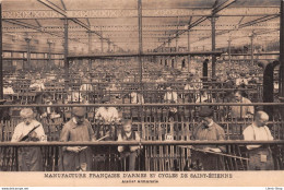 CPA PUBLICITAIRE MANUFACTURE FRANCAISE D'ARMES ET CYCLES - ATELIER ARMURERIE # MANUFRANCE # CPA - Saint Etienne