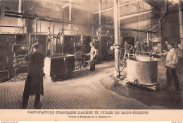 CPA PUBLICITAIRE MANUFACTURE FRANCAISE D'ARMES ET CYCLES - FOURS À TREMPER ET À CEMENTER # MANUFRANCE # CPA - Saint Etienne