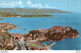 PRINCIPAUTÉ DE MONACO LE ROCHER LE PORT AU FOND LE CAP MARTIN►ÉDIT. S.E.P.T CPSM 1963 ♦♦♦ - Puerto