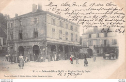 [64] SALIES-DE-BÉARN -MAIRIE ET PLACE DU BAYÀA►PAPÈTERIE-LIBRAIRIE F. CLÉDÈS ÉDITEUR, SALIES N°15 CPA 1906 ♥♥♥ - Salies De Bearn