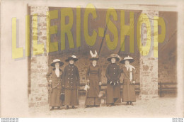 # Mode # Chapeau # Vintage Clothing - Carte-photo De 5 Jeunes Femmes Habillées Et Coiffées Pour Une Sortie  ± 1910 ♥♥♥ - Moda