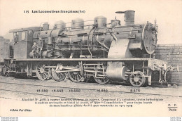 TRAIN -LES LOCOMOTIVES FRANCAISES (EST) - MACHINE N°4038► TYPE «CONSOLIDATION» ÉDIT. F.F PARIS N°115 CPA ♥♥♥ - Trains