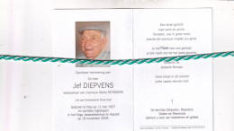 Jef Diepvens-Reynders, Paal 1927, Hasselt 2009. Foto - Overlijden