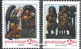 Schweden 1857-1858 (kompl.Ausg.) Postfrisch 1994 Weihnachten - Unused Stamps