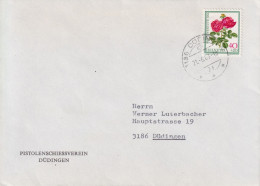 Motiv Brief  "Pistolen Schiessverein, Düdingen"        1983 - Cartas & Documentos