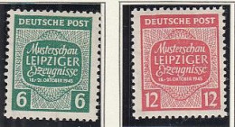 SBZ  124-125 Y, Postfrisch **, Leipziger Erzeugnisse, 1945 - Ungebraucht