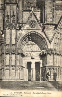 CPA Bourges Cher, Cathedrale, Portail De La Sainte-Vierge - Other & Unclassified