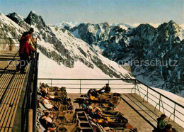 72679935 Zugspitze Zugspitzbahn Hotel Schneefernerhaus Terrasse Am Zugspitzplatt - Garmisch-Partenkirchen